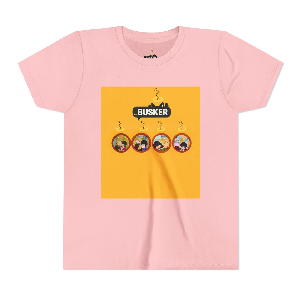 Busker Youth Short Sleeve Tee - Fun Music T-Shirt for Young Performers, Gifts for Young Musicians, Vibrant Summer Apparel, Creative [...]