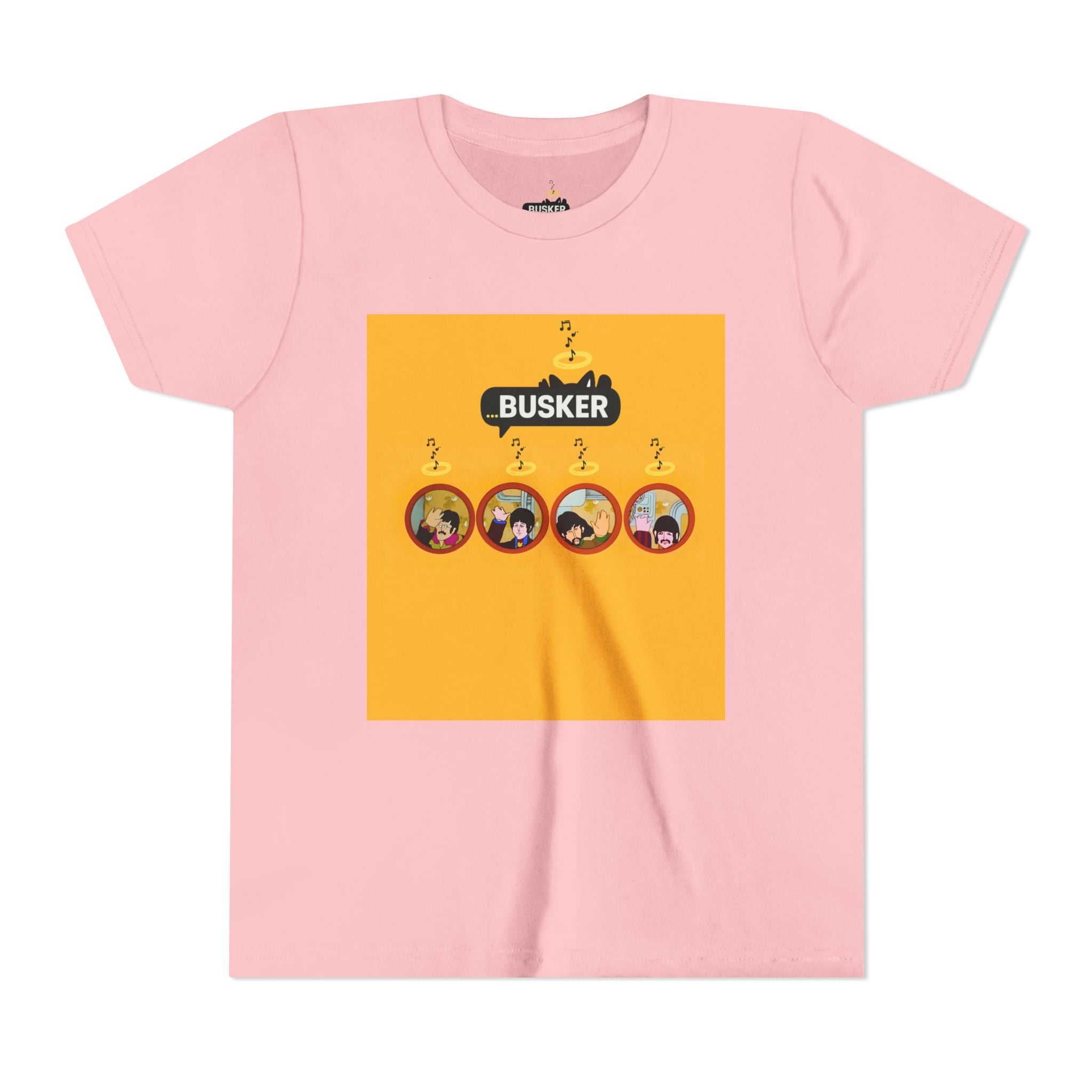 Busker Youth Short Sleeve Tee - Fun Music T-Shirt for Young Performers, Gifts for Young Musicians, Vibrant Summer Apparel, Creative [...]