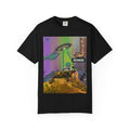 Psychedelic Busker T-Shirt, Unisex Graphic Tee, Music Lover Gift, Festival Wear, Casual Streetwear, Colorful Arttee