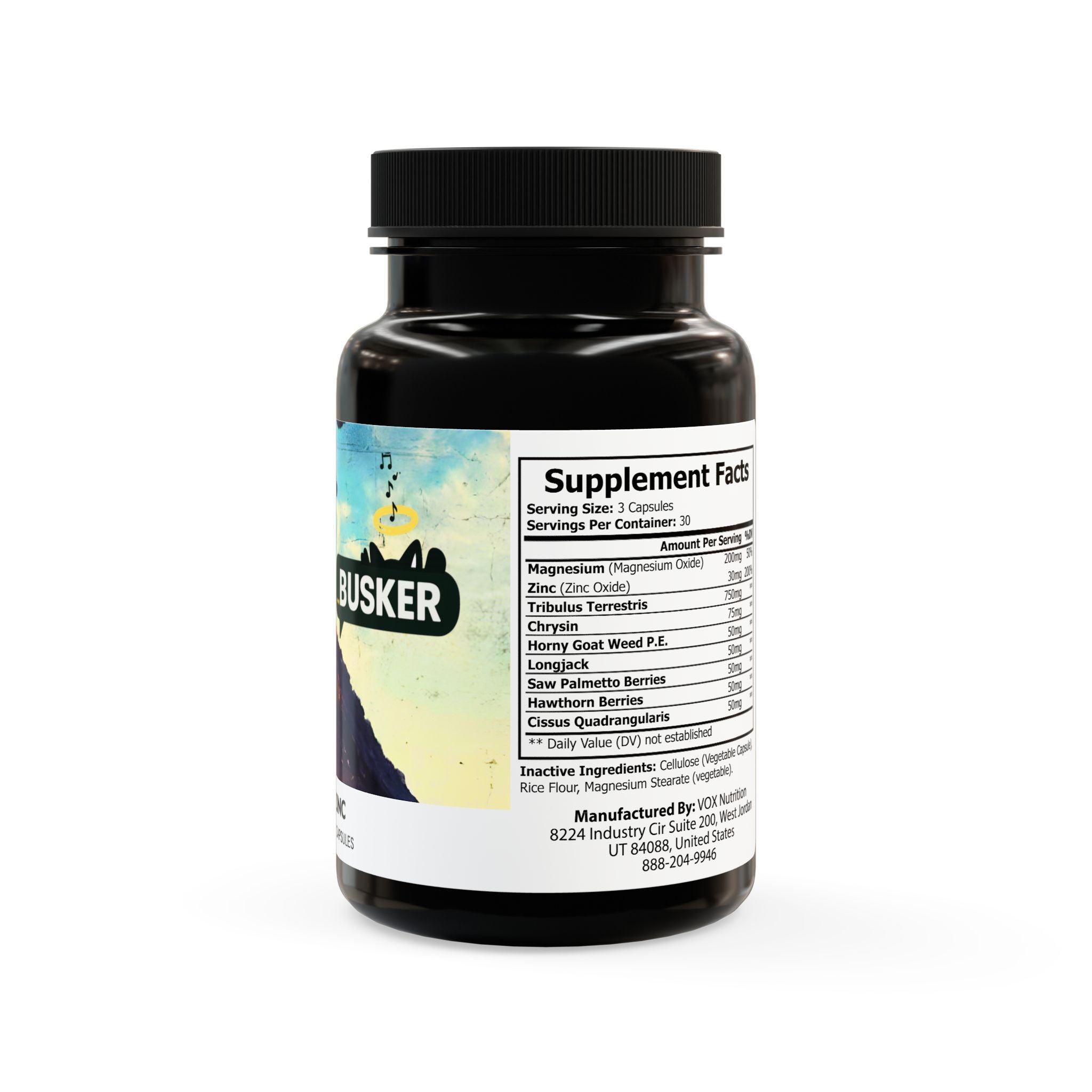Magnesium Zinc Supplement (90 Capsules)