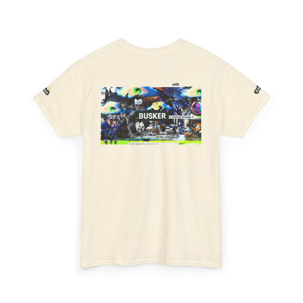 Busker Graphic Tee — Vintage Street Music Poster T‑Shirt