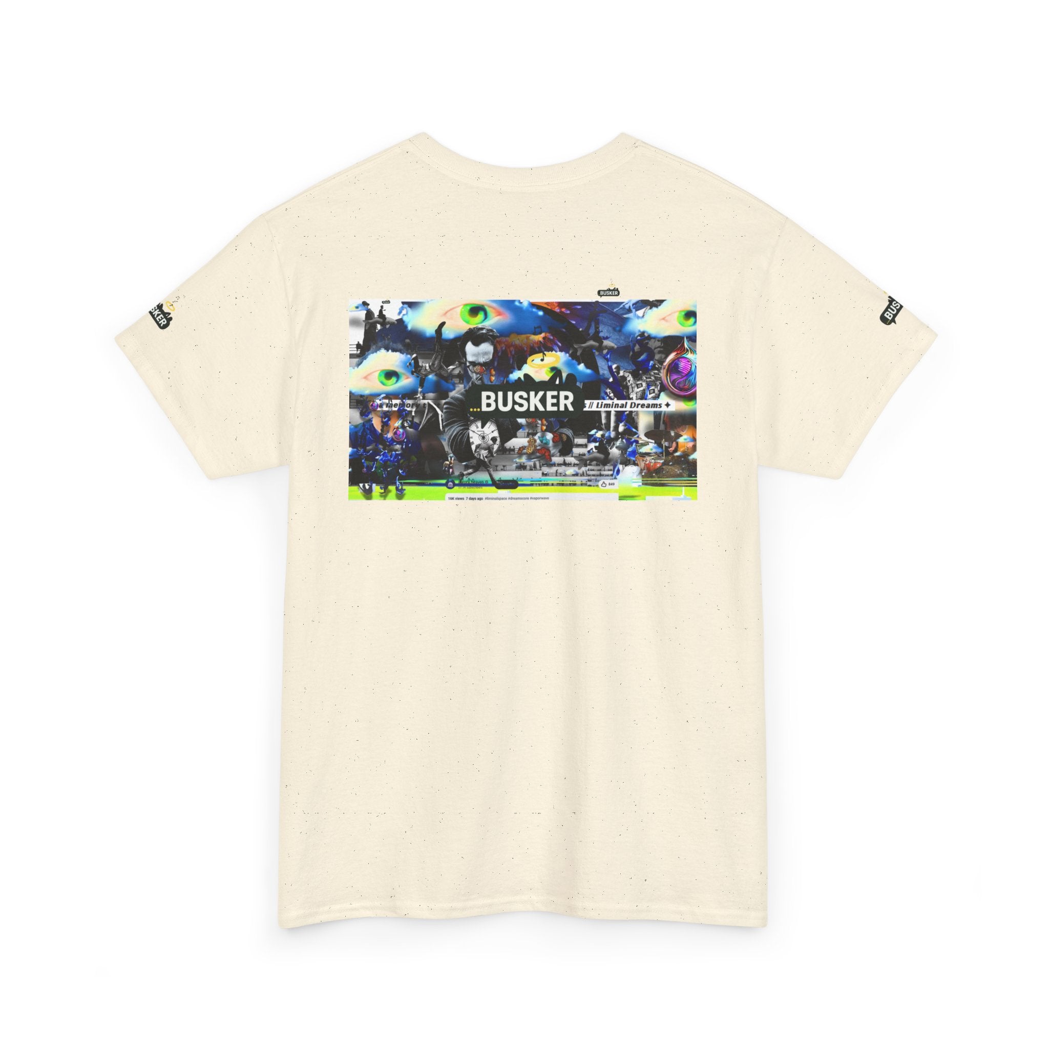 Busker Graphic Tee — Vintage Street Music Poster T‑Shirt