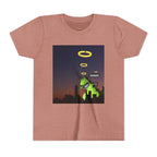 Youth Graphic Tee with Dinosaur Design, Fun Tee for Kids, Summer Style, Birthday Gift, Casual Wear, Playful Outfit, Busker Theme