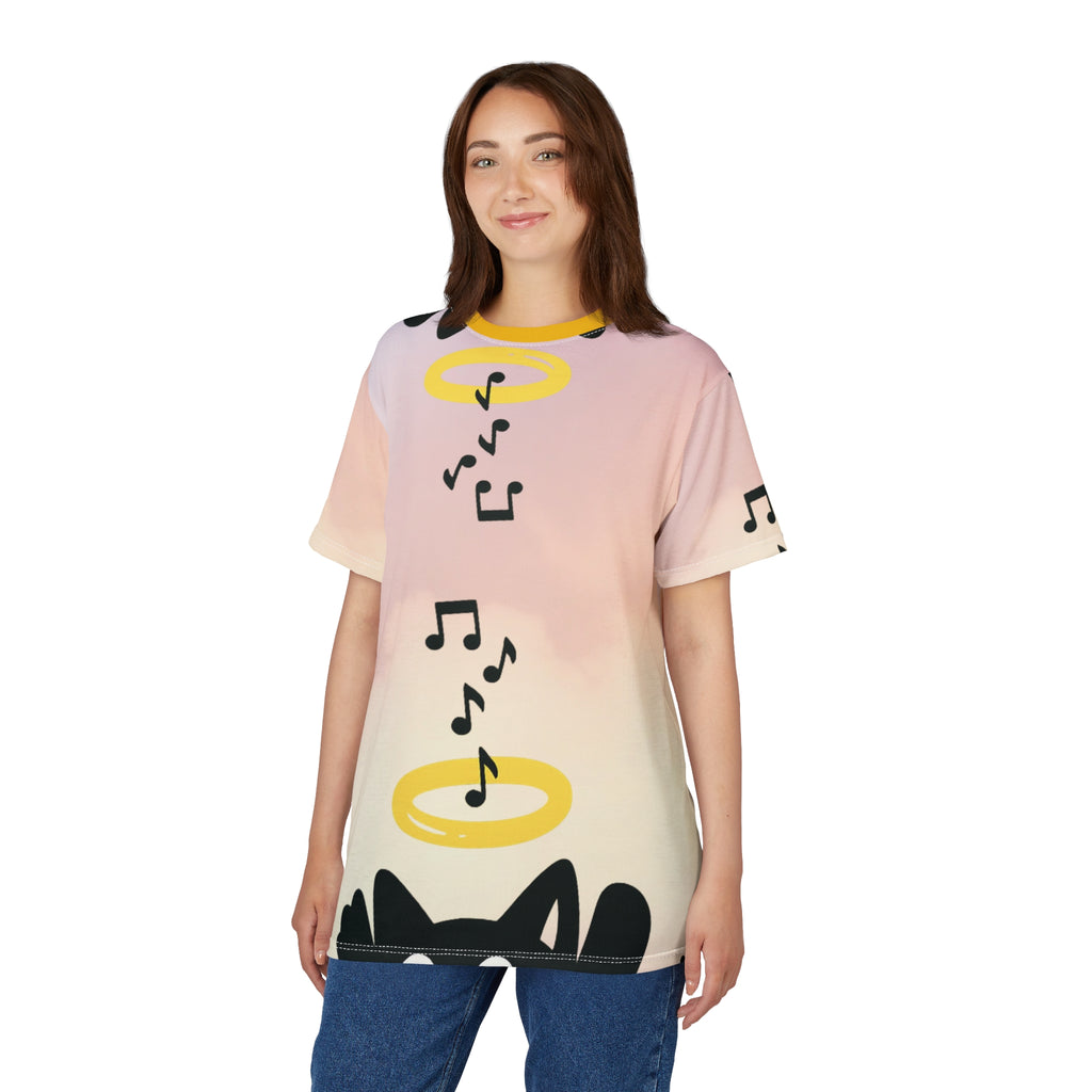 Musical Vibes Unisex Tee, Fun Graphic T-Shirt, Gift for Music Lovers, Trendy Casual Wear, Unique Personalized Tee