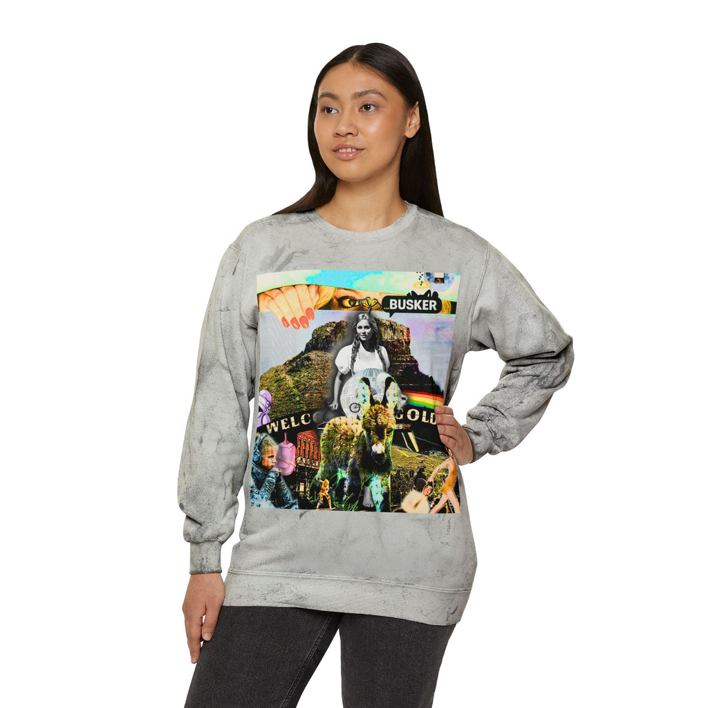Color Blast Crewneck Sweatshirt - Vibrant Artistic Design for Creative Souls