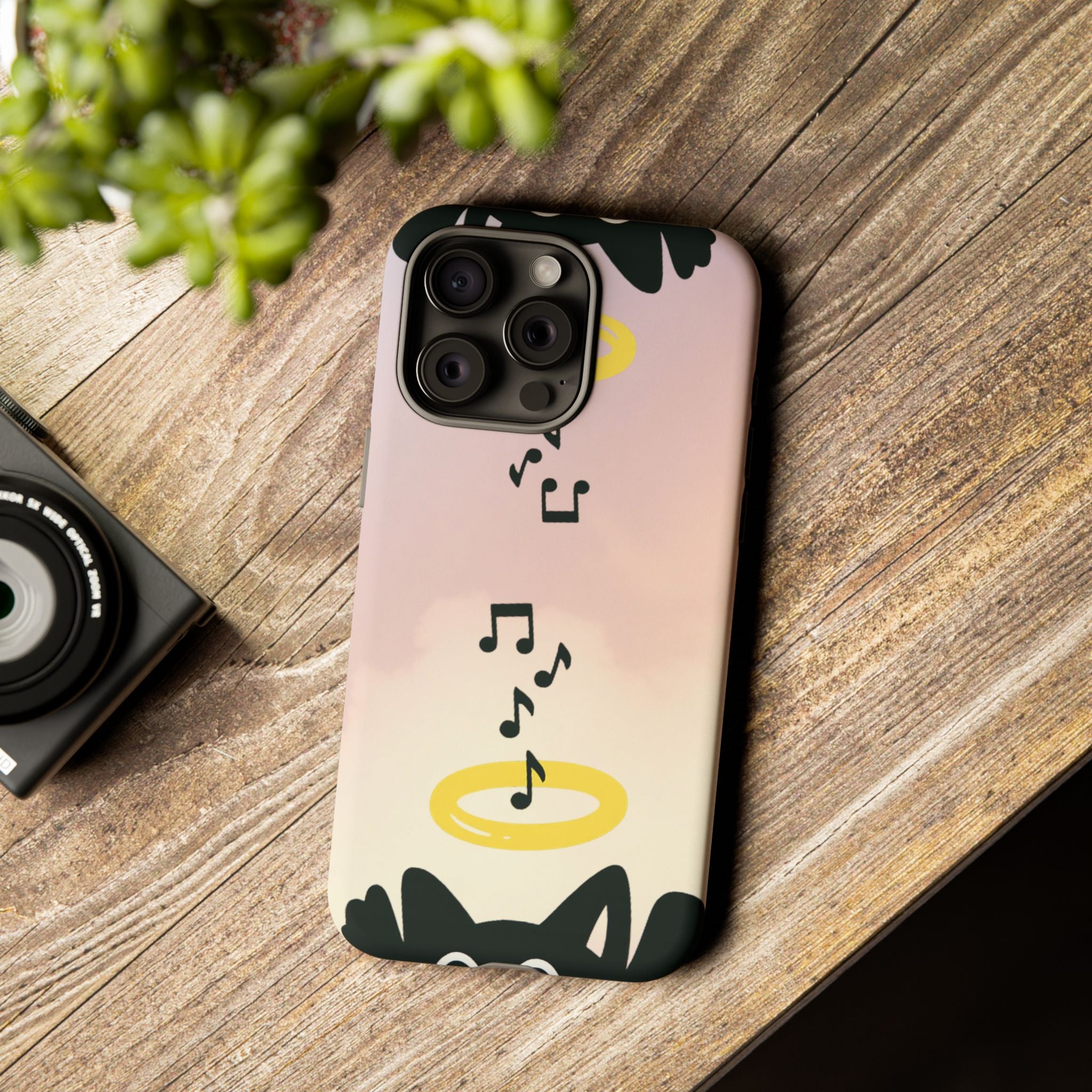 Cute Animal Phone Case, Tough Phone Cover for Pet Lovers, Gifts for Birthdays, Holidays, Music Lovers, Fun Tech Accessories