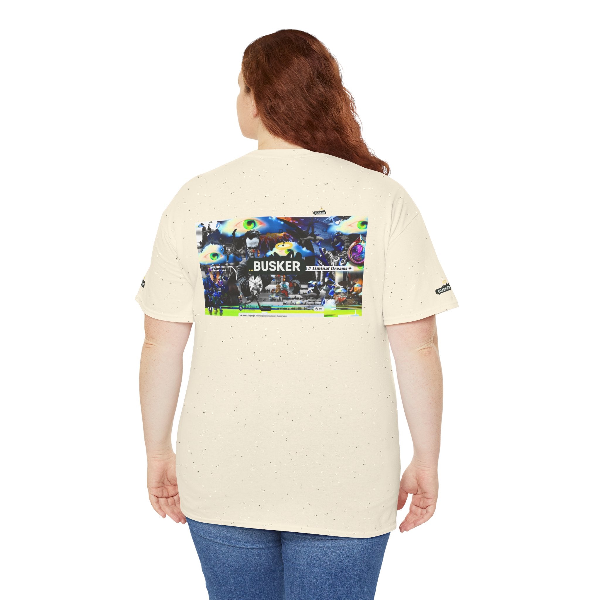 Busker Graphic Tee — Vintage Street Music Poster T‑Shirt