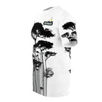 Stylish Nature-Inspired Unisex Tee, AOP T-Shirt for Outdoorsy People, Tree Lover Gift, Casual Streetwear, Eco-Friendly Fashion