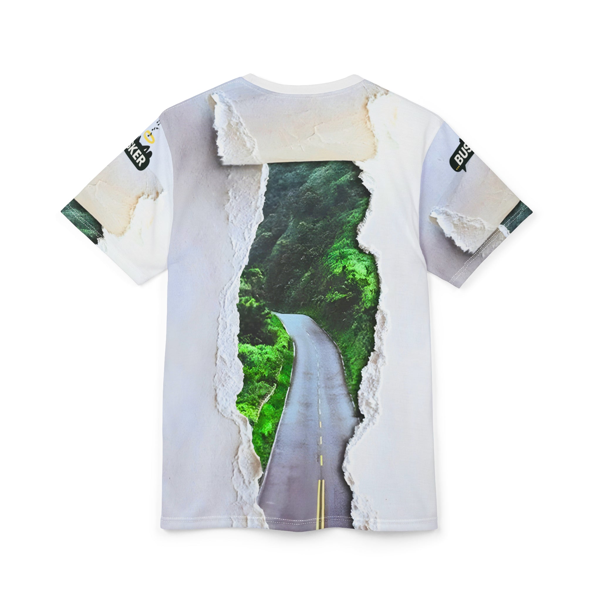 Scenic Road Unisex Tee, Nature Lover T-Shirt, Adventure Apparel, Travel Gift, Aesthetic Casual Wear