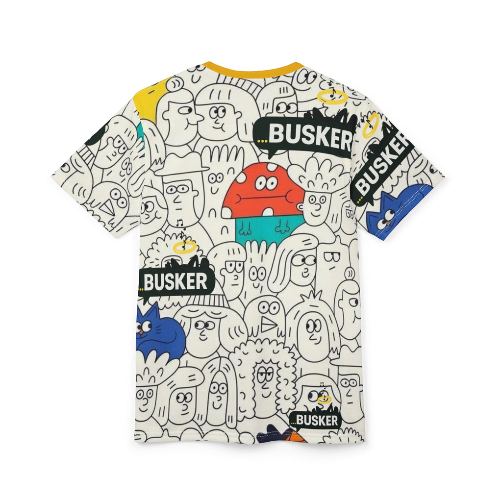 Whimsical Graphic Tee for Fun Lovers, Unique Casual Wear for Festivals, Travel Essentials, Gift Idea for Friends, Summer Vibes