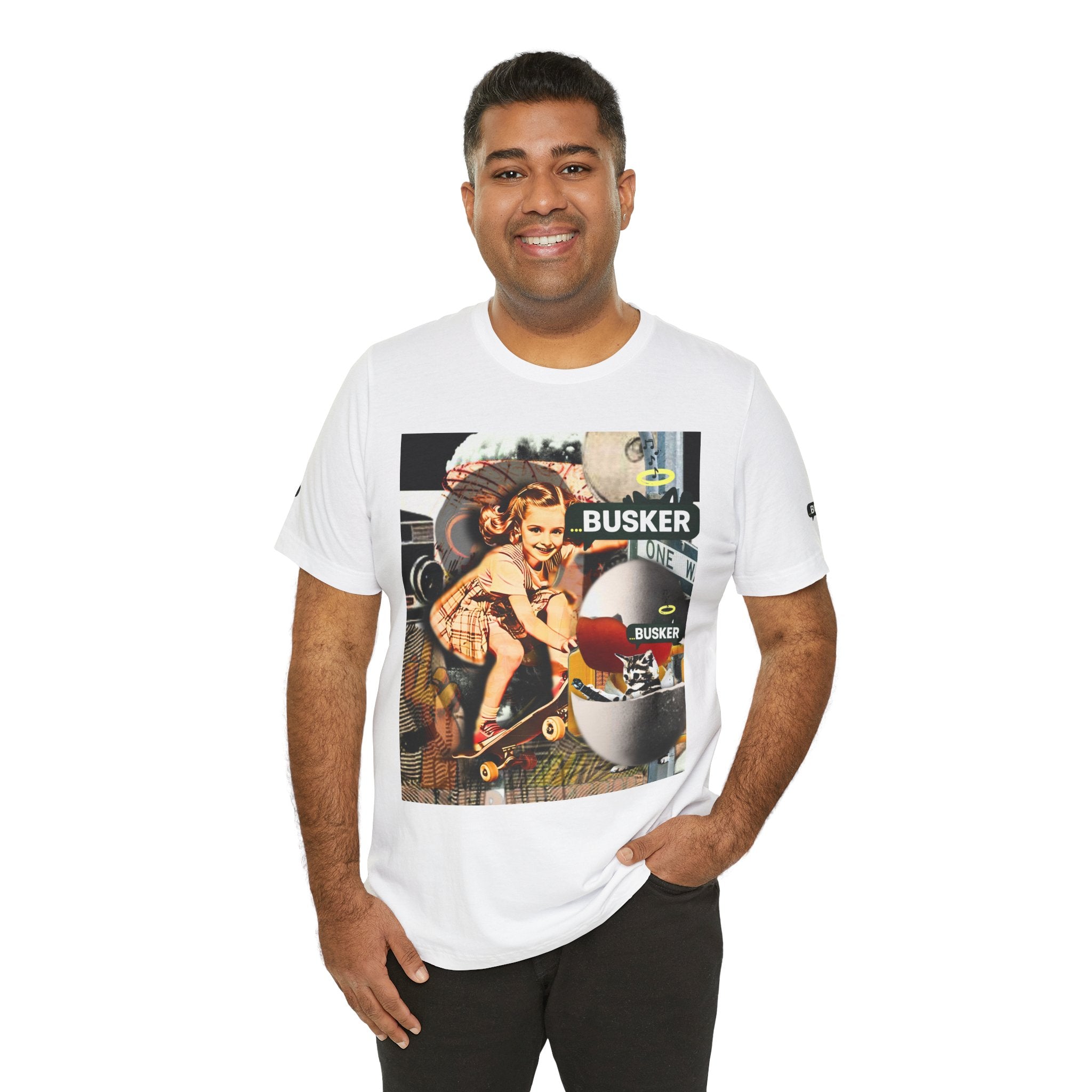 Vintage Skateboarding Graphic Tee - Streetwear for Creative Souls
