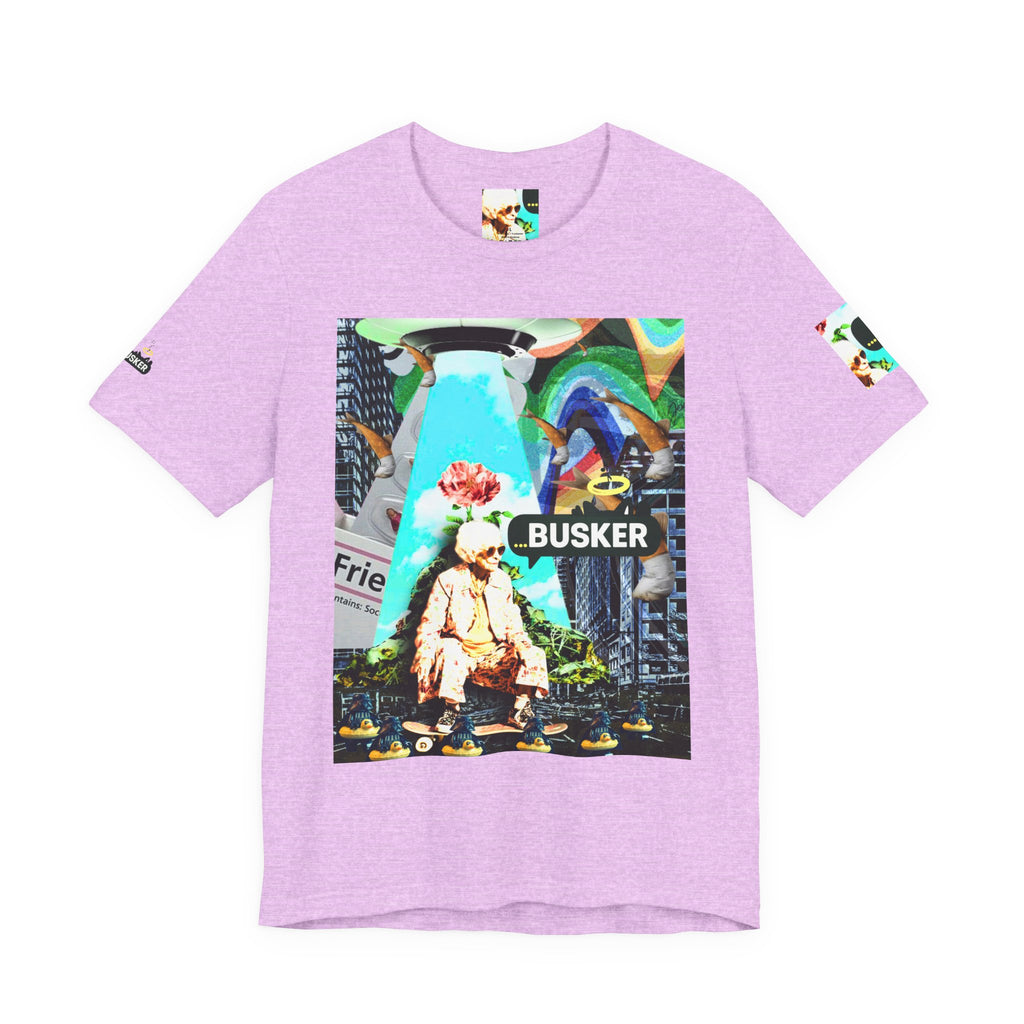 Street Art Busker Tee - Unisex Graphic Short Sleeve Shirt