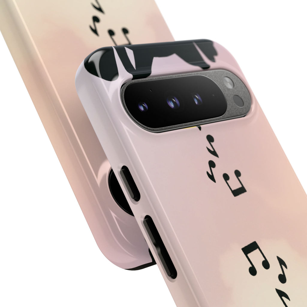 Cute Animal Phone Case, Tough Phone Cover for Pet Lovers, Gifts for Birthdays, Holidays, Music Lovers, Fun Tech Accessories