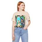 Street Art Busker Tee - Unisex Graphic Short Sleeve Shirt