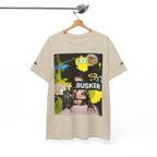 Artistic Unisex Heavy Cotton Tee - 'BUSKER' Graphic Design