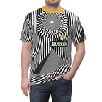 Psychedelic Unisex Cut & Sew Tee, Graphic Tee for Music Lovers, Unique Gift for Festivals, Trendy Streetwear, Perfect for Every Day