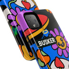 Colorful Phone Case, Cute Phone Accessories, Gift for Music Lovers, Fun Tech Gear, Unique Floral Design Case