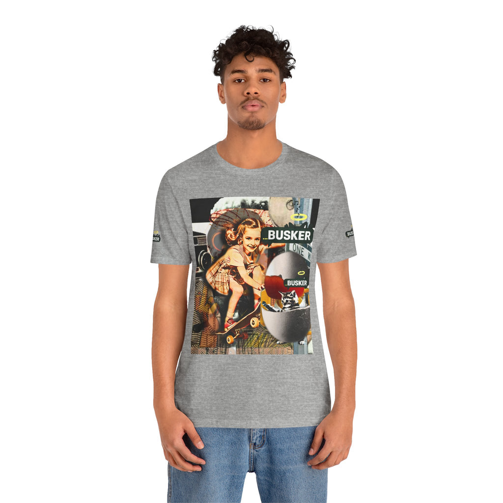 Vintage Skateboarding Graphic Tee - Streetwear for Creative Souls