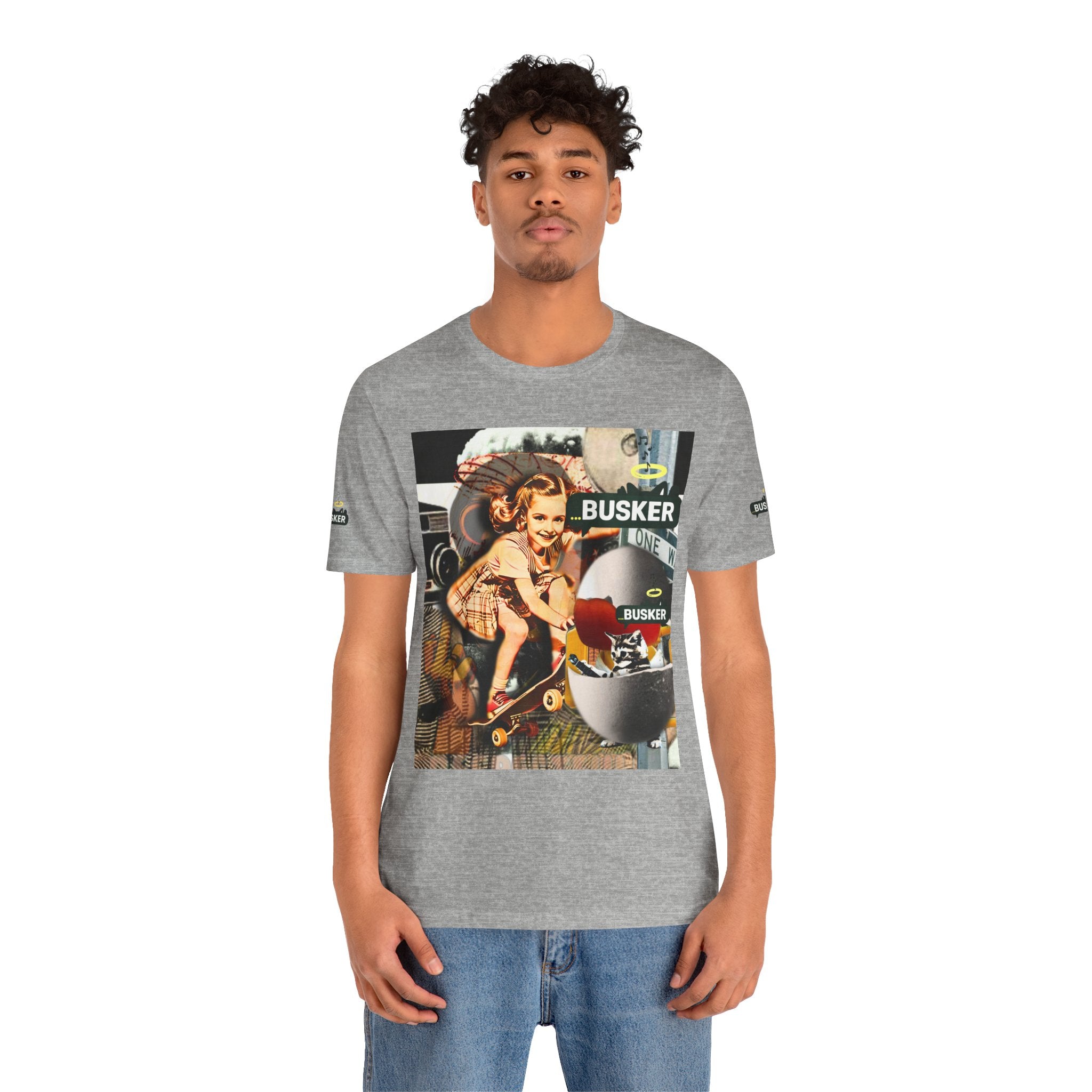 Vintage Skateboarding Graphic Tee - Streetwear for Creative Souls