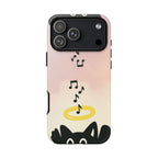 Cute Animal Phone Case, Tough Phone Cover for Pet Lovers, Gifts for Birthdays, Holidays, Music Lovers, Fun Tech Accessories