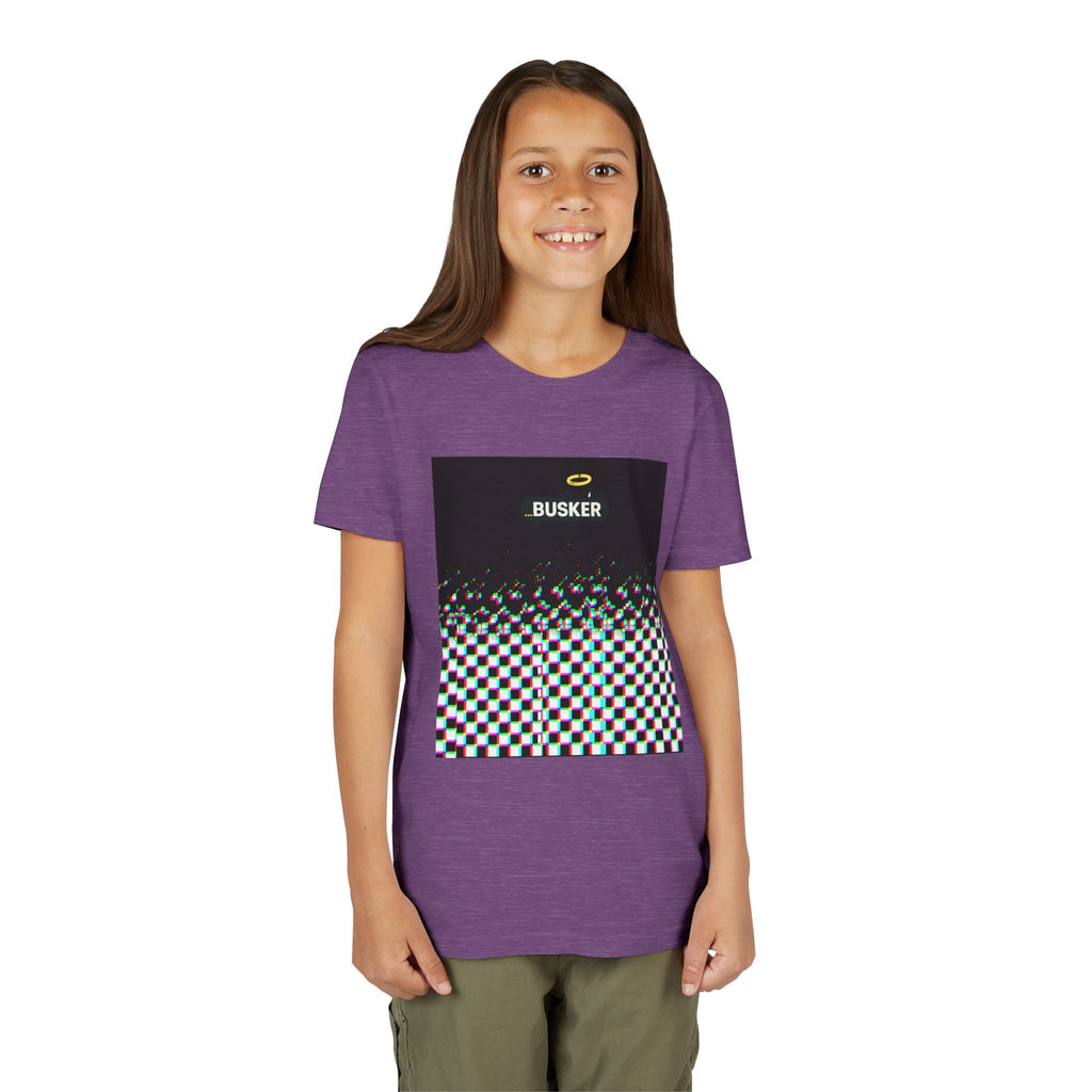 Cool Busker Youth Tee, Street Style Youth T-Shirt, Graphic Tee for Kids, Hipster Summer Shirt, Unique Gift for Young Musicians