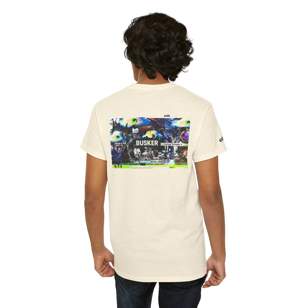Busker Graphic Tee — Vintage Street Music Poster T‑Shirt