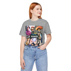 Busker Vibe Unisex Tee - Music & Art Collage Design