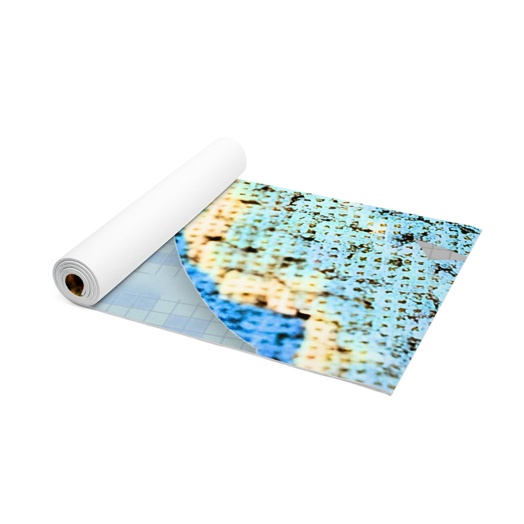 Artistic Foam Yoga Mat with Busker Design