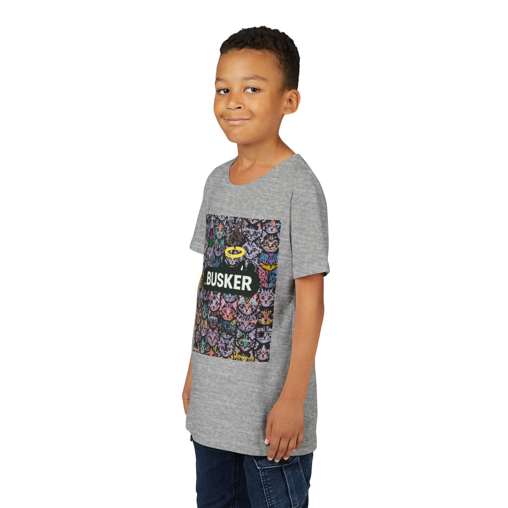 Colorful Youth Short Sleeve Tee, Fun Summer Shirt, Trendy Kids Clothing, Gift for Young Musicians, Cool Casual Wear, Birthday Present