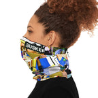 Colorful Winter Neck Gaiter with Drawstring - Trendy Outdoor Fashion