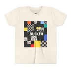 Colorful Youth Short Sleeve Tee - Perfect for Young Creators, Festivals, Birthdays, Casual Wear, Busker Themed Shirt