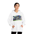Busker Street Art Hoodie — Colorful Musician Graphic Pullover