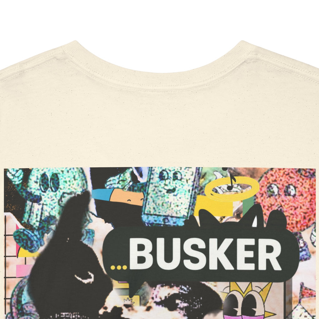 Grunge Art Busker Unisex Heavy Cotton Tee