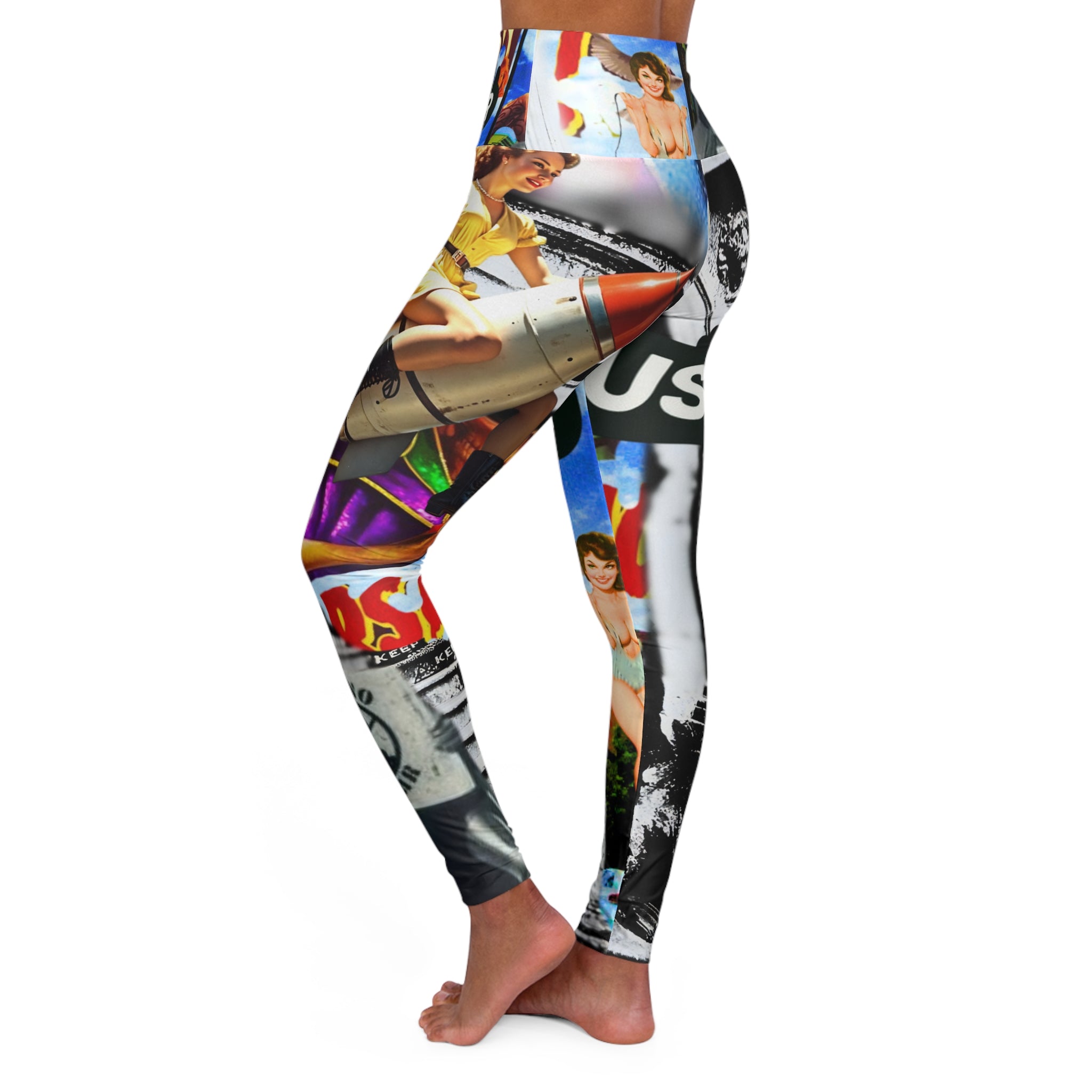 Colorful High Waisted Yoga Leggings for Active Lifestyle