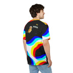 Cosmic Cat Unisex Tee, Bold Graphic T-Shirt for Astronaut Lovers, Fun Gift for Space Enthusiasts, Festival Wear, Statement Fashion