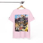 Busker Collage Graphic Tee — Vintage Music Poster Streetwear