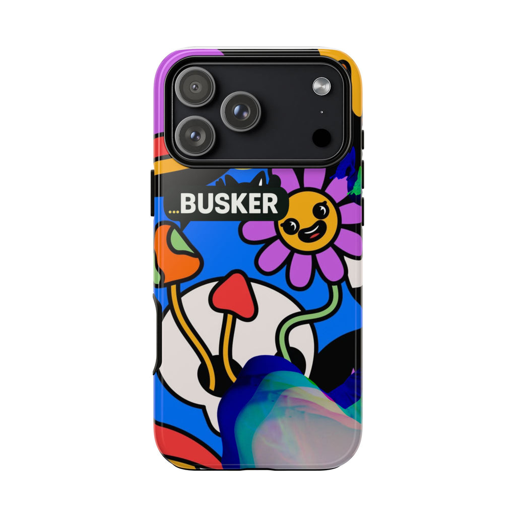 Colorful Phone Case, Cute Phone Accessories, Gift for Music Lovers, Fun Tech Gear, Unique Floral Design Case