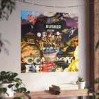 Vibrant Busker Fine Art Poster for Home Decor