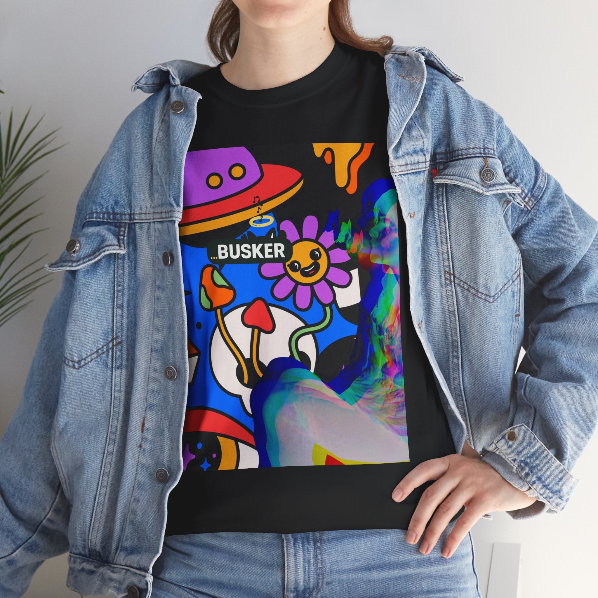 Colorful Graphic Unisex Tee, Artsy Shirt for Creative Souls, Perfect for Festivals, Unique Gift for Art Lovers, Summer Vibes, Casual Wear