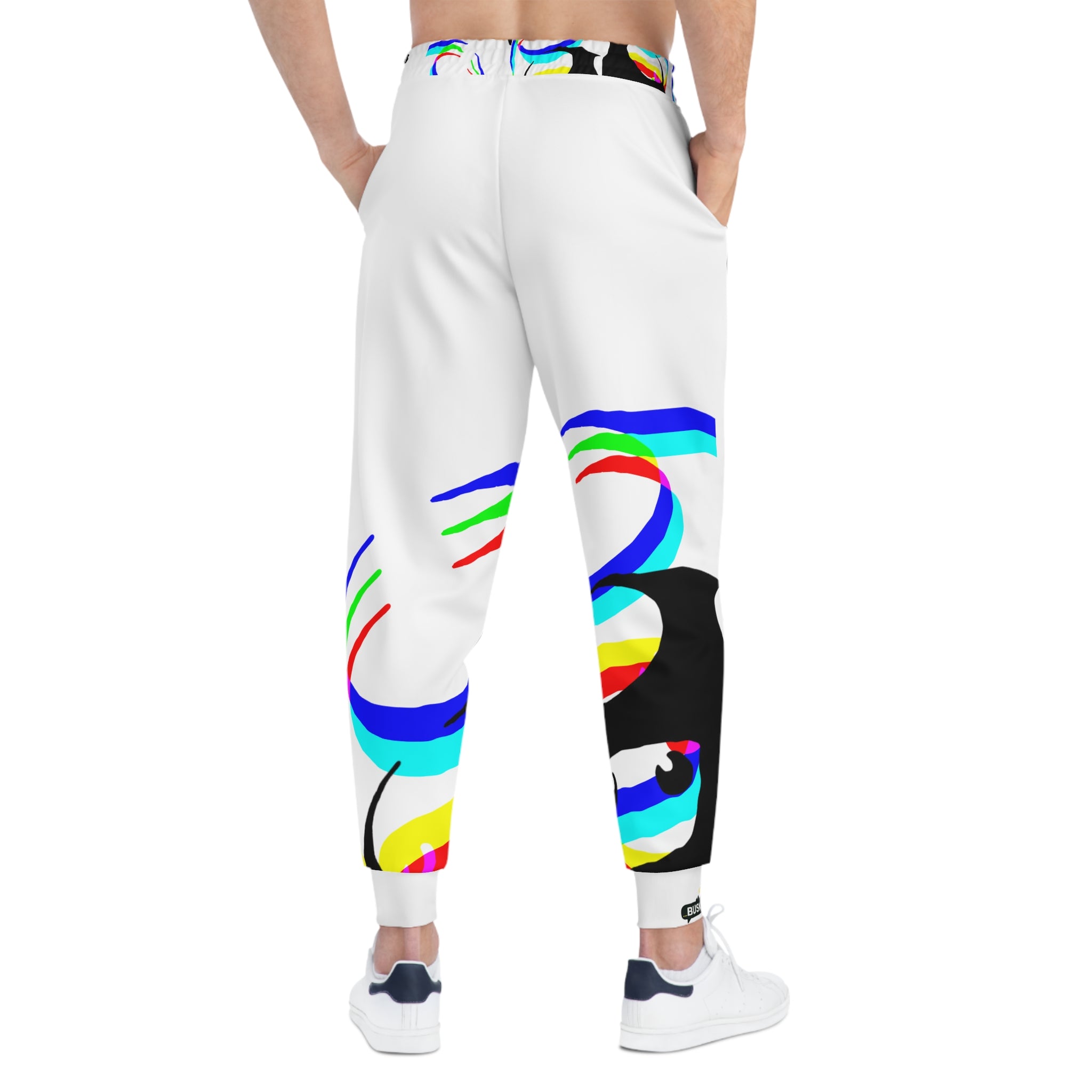 Colorful Athletic Joggers, Trendy Activewear for Fitness, Unisex Sports Pants, Perfect for Workouts, Vibrant Joggers for Everyday Use