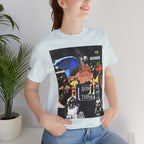 Creative Unisex Graphic Tee - 'I Don't Think' Busker Design