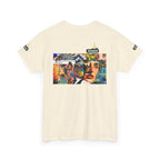 Artistic Unisex Heavy Cotton Tee - Vibrant Busker Design