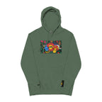 Vibrant Floral Embroidered Hoodie, Cozy Sweatshirt, Casual Wear, Unique Gift, Spring Fashion, Street Style