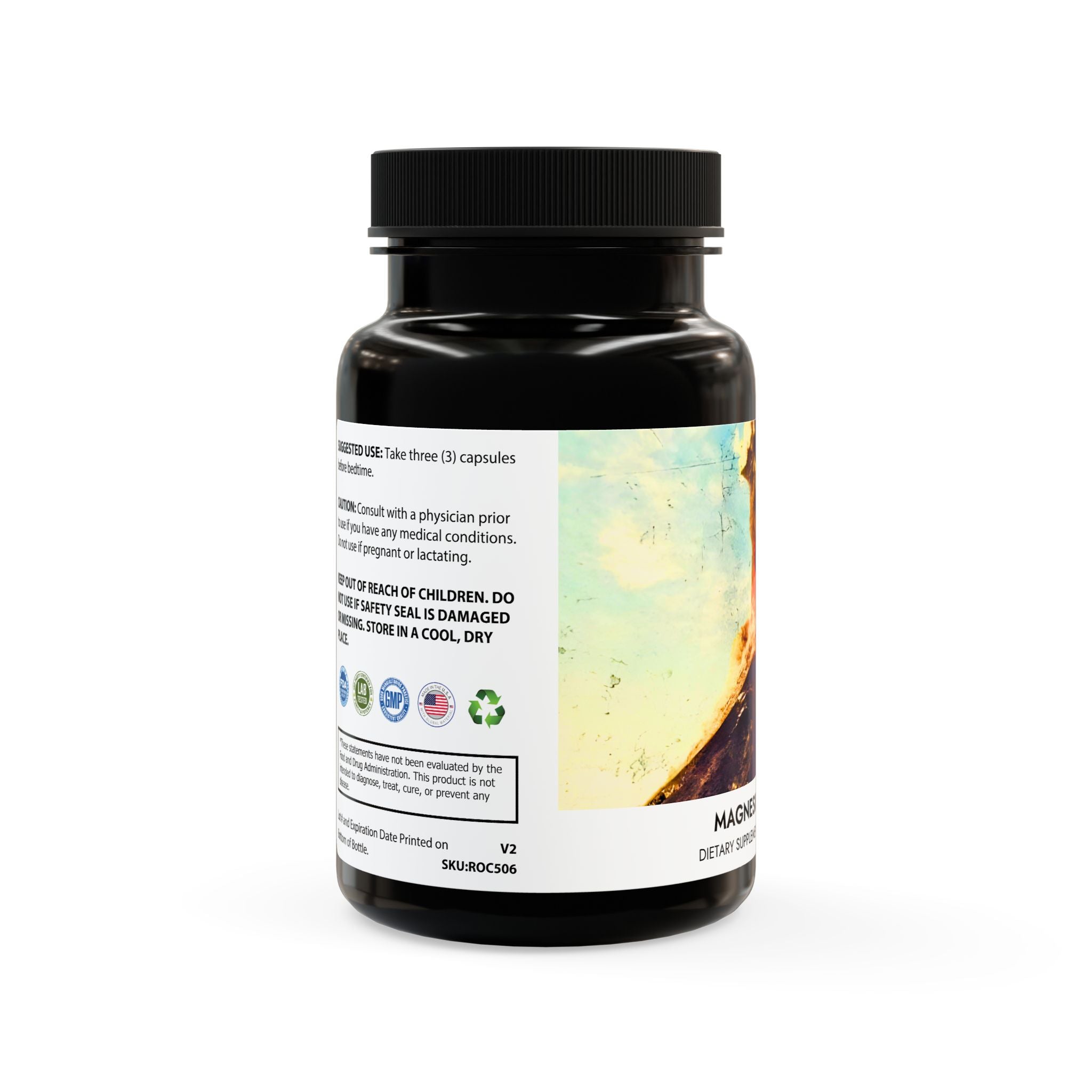 Magnesium Zinc Supplement (90 Capsules)