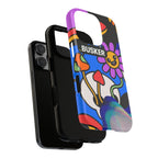 Colorful Phone Case, Cute Phone Accessories, Gift for Music Lovers, Fun Tech Gear, Unique Floral Design Case