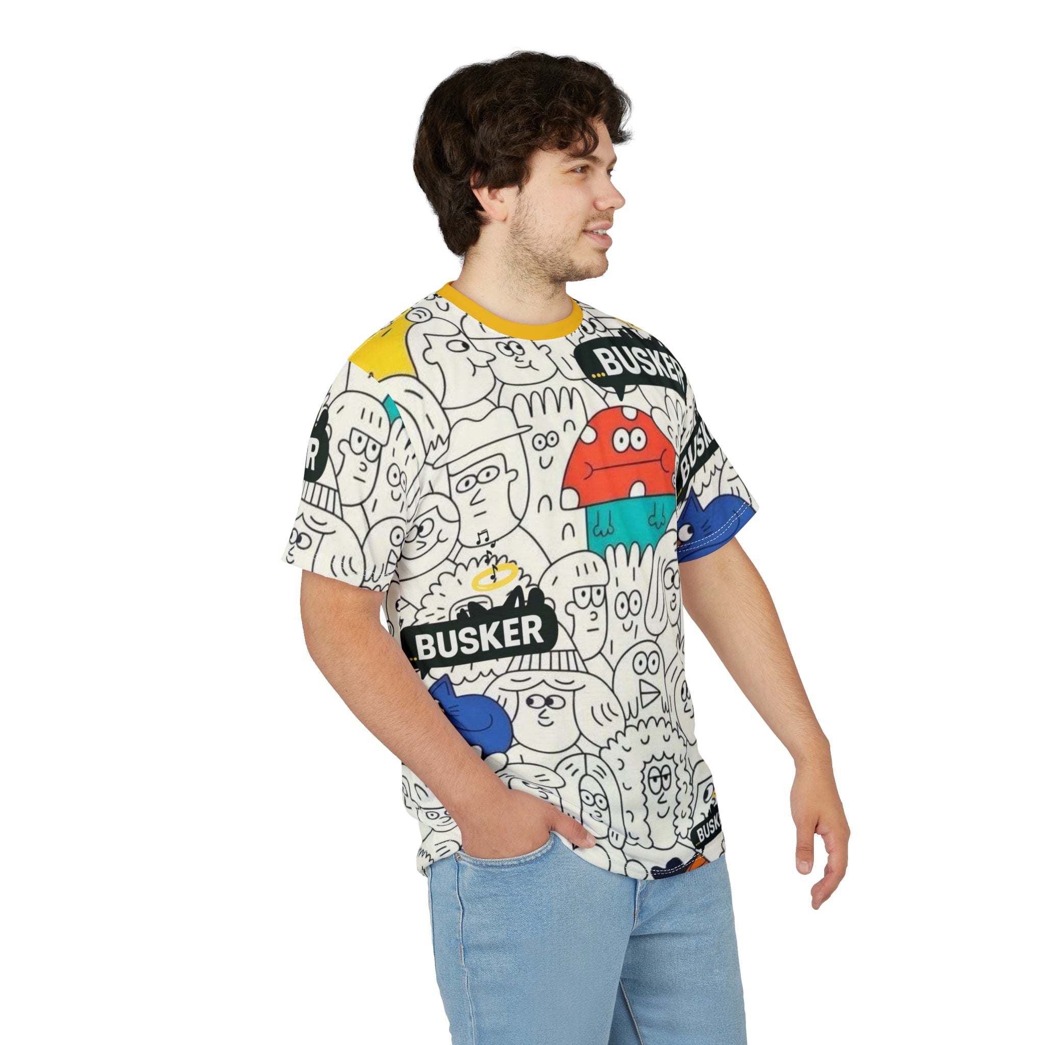 Whimsical Graphic Tee for Fun Lovers, Unique Casual Wear for Festivals, Travel Essentials, Gift Idea for Friends, Summer Vibes