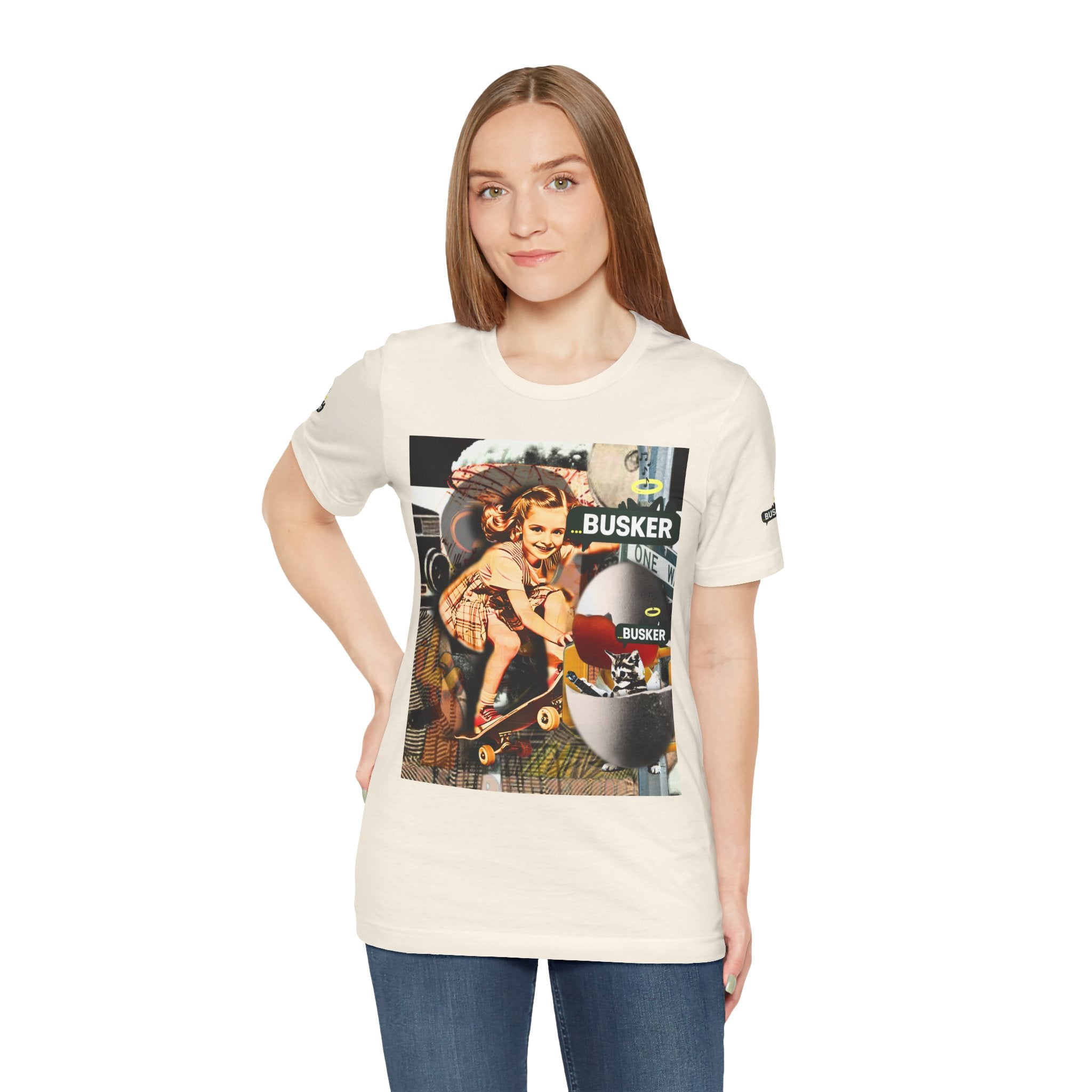 Vintage Skateboarding Graphic Tee - Streetwear for Creative Souls