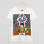 Whimsical Graphic Tee for Creative Souls, Playful Shirt, Art Lover Gift, Unique Cotton T-Shirt, Funny Fashion