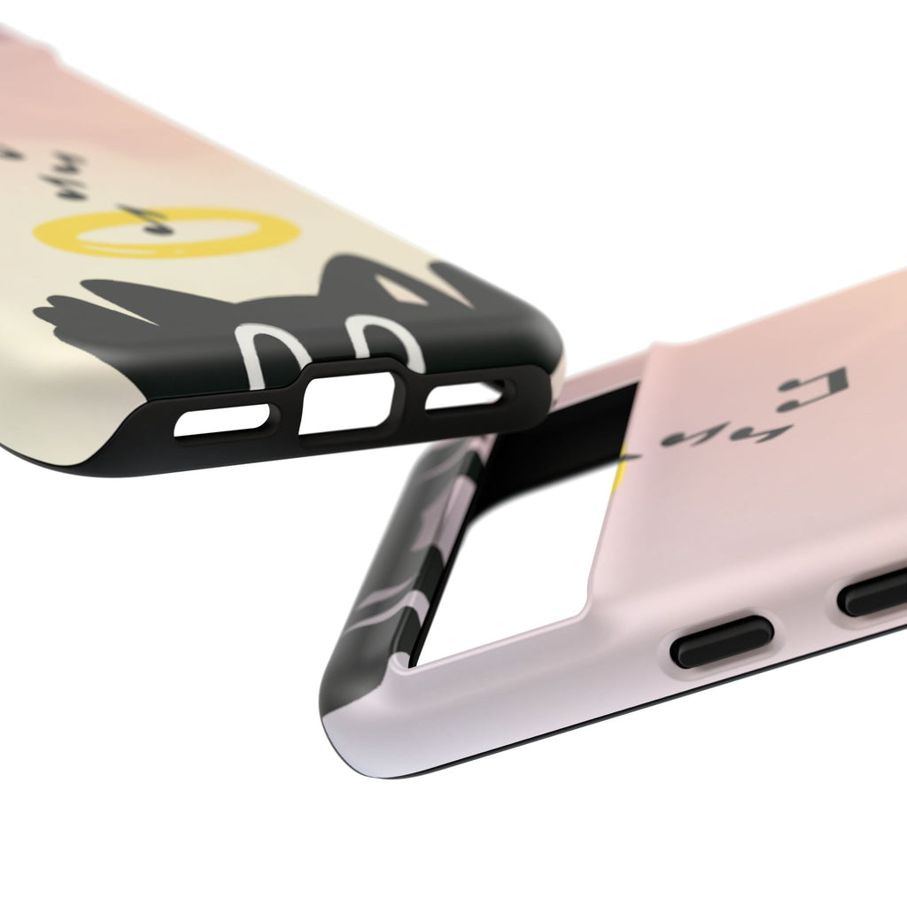 Cute Animal Phone Case, Tough Phone Cover for Pet Lovers, Gifts for Birthdays, Holidays, Music Lovers, Fun Tech Accessories