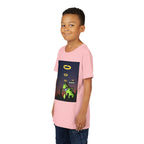 Youth Graphic Tee with Dinosaur Design, Fun Tee for Kids, Summer Style, Birthday Gift, Casual Wear, Playful Outfit, Busker Theme